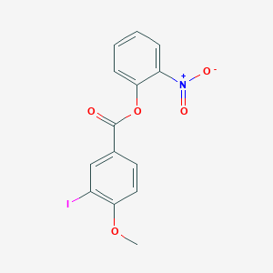 molecular formula C14H10INO5 B321552 2-Nitrophenyl 3-iodo-4-methoxybenzoate 