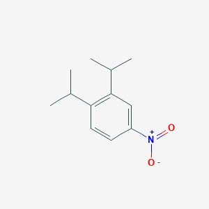 molecular formula C12H17NO2 B3215524 Benzene, 1,2-bis(1-methylethyl)-4-nitro- CAS No. 116233-14-8