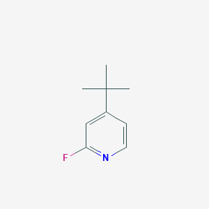 molecular formula C9H12FN B3215531 4-Tert-butyl-2-fluoropyridine CAS No. 116241-60-2