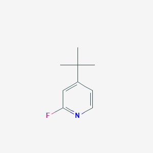 molecular formula C9H12FN B3215531 4-叔丁基-2-氟吡啶 CAS No. 116241-60-2