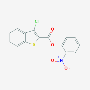 2-Nitrophenyl 3-chloro-1-benzothiophene-2-carboxylate