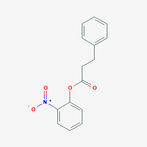 molecular formula C15H13NO4 B321555 2-Nitrophenyl 3-phenylpropanoate 