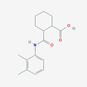 molecular formula C16H21NO3 B321558 2-[(2,3-Dimethylanilino)carbonyl]cyclohexanecarboxylic acid 