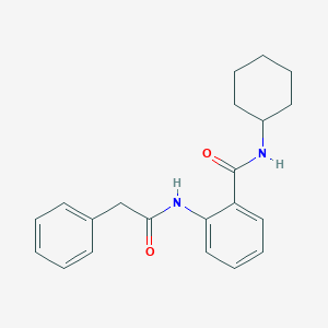 N-cyclohexyl-2-[(phenylacetyl)amino]benzamide