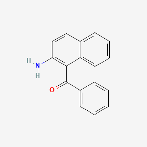 molecular formula C17H13NO B3215597 (2-Aminonaphthalen-1-yl)-phenylmethanone CAS No. 116400-82-9