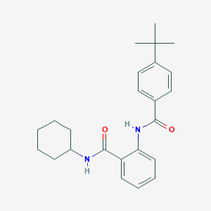 2-[(4-tert-butylbenzoyl)amino]-N-cyclohexylbenzamide