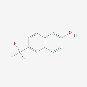 molecular formula C11H7F3O B3215632 6-(三氟甲基)萘-2-醇 CAS No. 116511-74-1