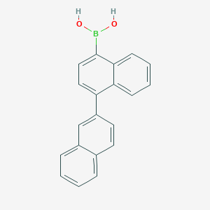 molecular formula C20H15BO2 B3215675 [1,2'-Binaphthalen]-4-ylboronic acid CAS No. 1165943-53-2