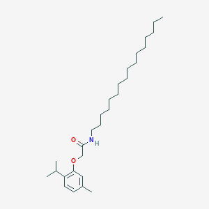 molecular formula C28H49NO2 B321568 N-hexadecyl-2-(2-isopropyl-5-methylphenoxy)acetamide 