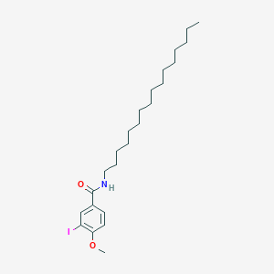 molecular formula C24H40INO2 B321569 N-hexadecyl-3-iodo-4-methoxybenzamide 