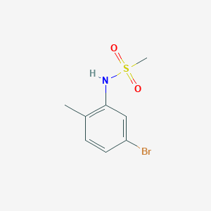 molecular formula C8H10BrNO2S B3215693 N-(5-bromo-2-methylphenyl)methanesulfonamide CAS No. 116599-17-8