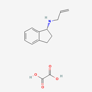 molecular formula C14H17NO4 B3215711 (R)-N-Allyl-2,3-dihydro-1H-inden-1-amine oxalate CAS No. 1166392-43-3