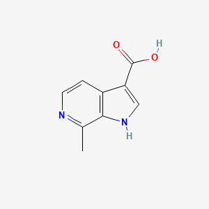 7-methyl-1H-pyrrolo[2,3-c]pyridine-3-carboxylic acid