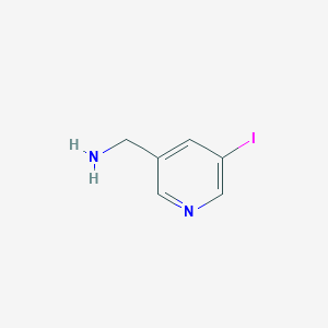 molecular formula C6H7IN2 B3215754 (5-Iodopyridin-3-yl)methanamine CAS No. 1167055-72-2