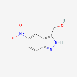 molecular formula C8H7N3O3 B3215774 (5-Nitro-1H-indazol-3-yl)methanol CAS No. 1167055-89-1