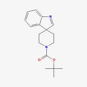 molecular formula C17H22N2O2 B3215781 tert-Butyl spiro[indole-3,4'-piperidine]-1'-carboxylate CAS No. 1167055-93-7