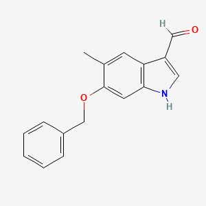6-Benzyloxy-5-methyl-1H-indole-3-carbaldehyde