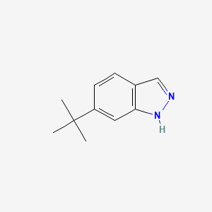 molecular formula C11H14N2 B3215800 6-tert-butyl-1H-indazole CAS No. 1167056-22-5