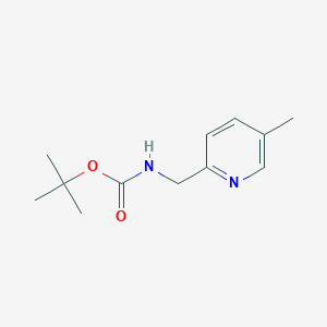 molecular formula C12H18N2O2 B3215847 tert-Butyl ((5-methylpyridin-2-yl)methyl)carbamate CAS No. 1167056-74-7