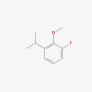 molecular formula C10H13FO B3215863 2-Isopropyl-6-fluoroanisole CAS No. 1167056-80-5