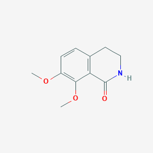 molecular formula C11H13NO3 B3215869 7,8-Dimethoxy-3,4-dihydro-2H-isoquinolin-1-one CAS No. 1167056-87-2
