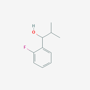molecular formula C10H13FO B3215878 1-(2-Fluorophenyl)-2-methyl-1-propanol CAS No. 116707-08-5