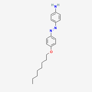 molecular formula C20H27N3O B3215880 4-((4-(Octyloxy)phenyl)diazenyl)aniline CAS No. 1167458-40-3