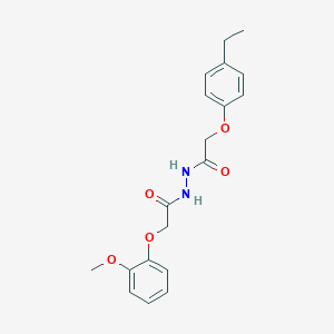 2-(4-ethylphenoxy)-N'-[(2-methoxyphenoxy)acetyl]acetohydrazide