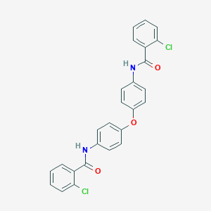 2-chloro-N-(4-{4-[(2-chlorobenzoyl)amino]phenoxy}phenyl)benzamide