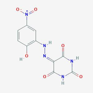 5-[(2-hydroxy-5-nitrophenyl)hydrazinylidene]-1,3-diazinane-2,4,6-trione