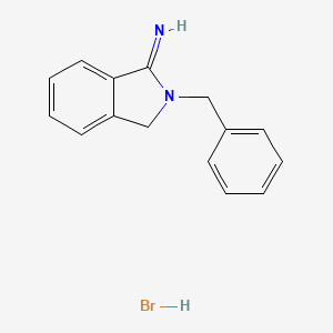 molecular formula C15H15BrN2 B3216112 2-Benzylisoindolin-1-imine hydrobromide CAS No. 1170894-75-3