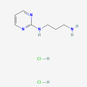 molecular formula C7H14Cl2N4 B3216184 N-(3-aminopropyl)pyrimidin-2-amine dihydrochloride CAS No. 1171176-74-1
