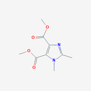 molecular formula C9H12N2O4 B3216203 Dimethyl 1,2-dimethyl-1H-imidazole-4,5-dicarboxylate CAS No. 117120-98-6