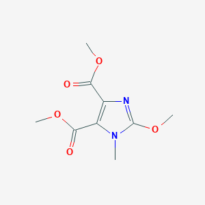 molecular formula C9H12N2O5 B3216206 Dimethyl 2-methoxy-1-methyl-1H-imidazole-4,5-dicarboxylate CAS No. 117120-99-7