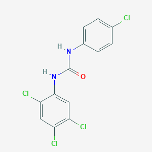 molecular formula C13H8Cl4N2O B321621 1-(4-Chlorophenyl)-3-(2,4,5-trichlorophenyl)urea 