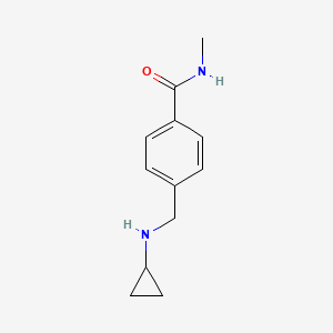 molecular formula C12H16N2O B3216223 4-[(cyclopropylamino)methyl]-N-methylbenzamide CAS No. 1171310-16-9