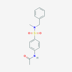 molecular formula C16H18N2O3S B321626 N-(4-{[benzyl(methyl)amino]sulfonyl}phenyl)acetamide 