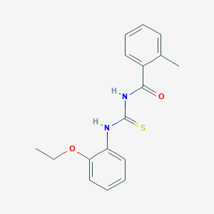 N-[(2-ethoxyphenyl)carbamothioyl]-2-methylbenzamide