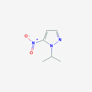 molecular formula C6H9N3O2 B3216304 1-Isopropyl-5-nitro-1H-pyrazole CAS No. 1171472-40-4