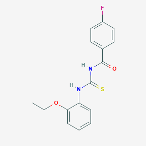 N-[(2-ethoxyphenyl)carbamothioyl]-4-fluorobenzamide
