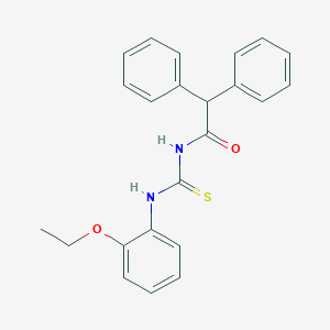 N-[(2-ethoxyphenyl)carbamothioyl]-2,2-diphenylacetamide