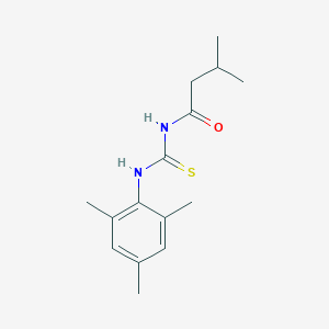molecular formula C15H22N2OS B321634 N-mesityl-N'-(3-methylbutanoyl)thiourea 