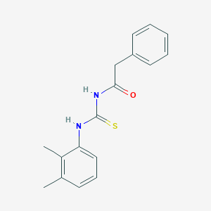 molecular formula C17H18N2OS B321638 N-{[(2,3-dimethylphenyl)amino]carbonothioyl}-2-phenylacetamide 