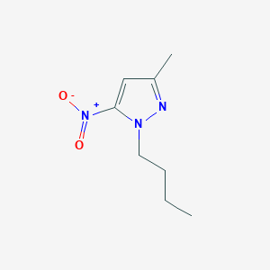molecular formula C8H13N3O2 B3216389 1-butyl-3-methyl-5-nitro-1H-pyrazole CAS No. 1171748-83-6