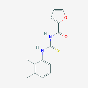 molecular formula C14H14N2O2S B321641 N-(2,3-dimethylphenyl)-N'-(2-furoyl)thiourea 