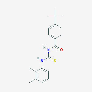 molecular formula C20H24N2OS B321642 4-tert-butyl-N-[(2,3-dimethylphenyl)carbamothioyl]benzamide 
