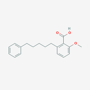 molecular formula C19H22O3 B3216433 2-甲氧基-6-(5-苯基-戊基)-苯甲酸 CAS No. 1171921-57-5