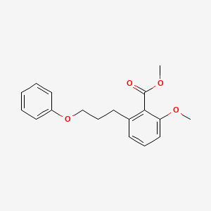 2-Methoxy-6-(3-phenoxy-propyl)-benzoic acid methyl ester