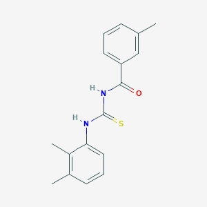 molecular formula C17H18N2OS B321645 N-[(2,3-dimethylphenyl)carbamothioyl]-3-methylbenzamide 
