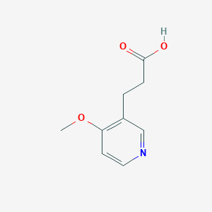 molecular formula C9H11NO3 B3216454 3-(4-Methoxy-pyridin-3-yl)-propionicacid CAS No. 1171923-11-7